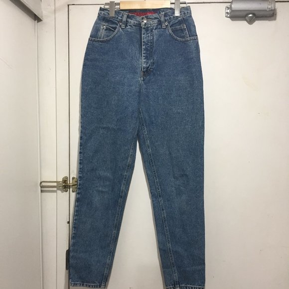 VINTAGE GLORIA VANDERBILT HGH RISE CLASSIC FIT DENIM JEANS SIZE 8 - Picture 1 of 4